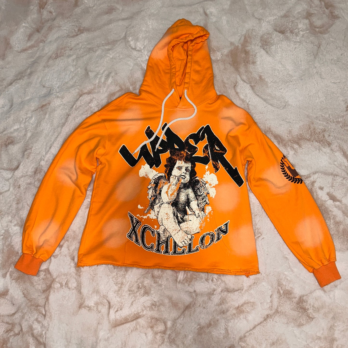 Orange & Cream Vintage Angels Hoodie